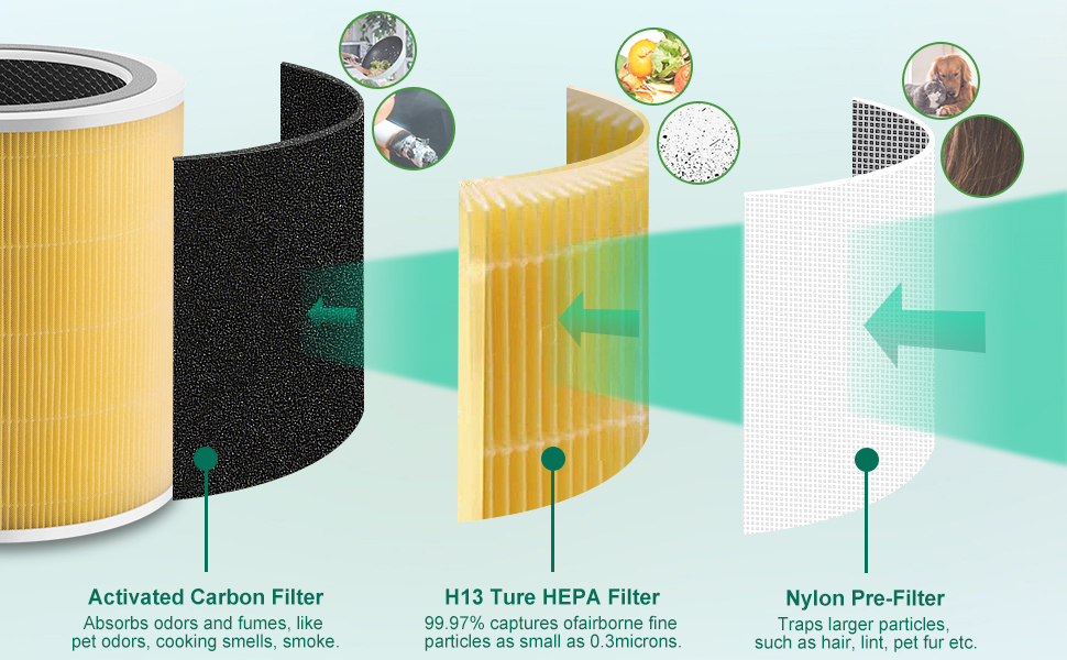 Core 400S Pet Allergy Replacement Filter Compatible with