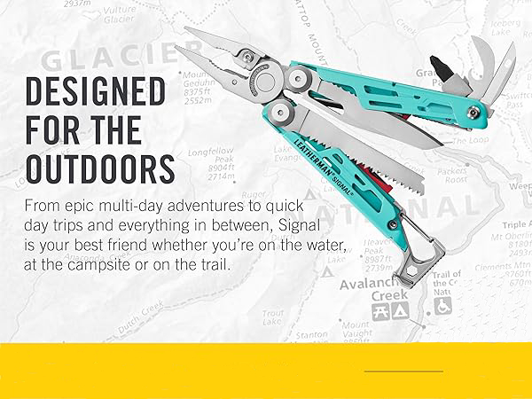 LEATHERMAN, Signal, 19-in-1 Multi-tool for Outdoors, Camping