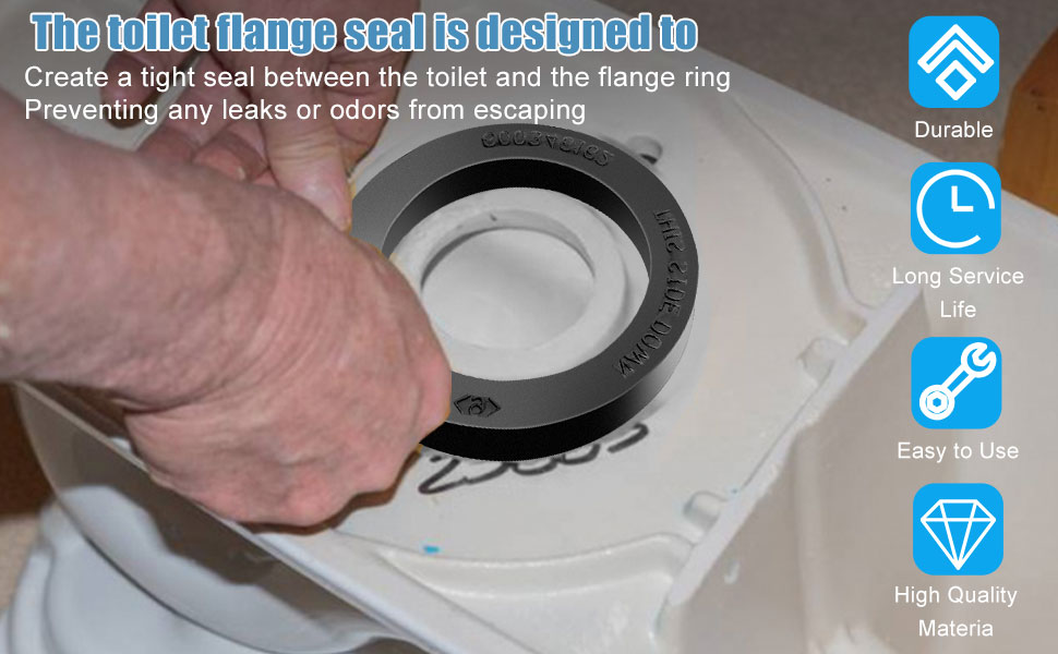 2PCS RV Toilet Seal, 385311652 Toilet Gasket Toilet Seal