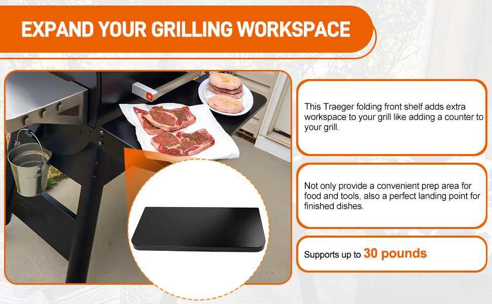 Traeger Folding Shelf