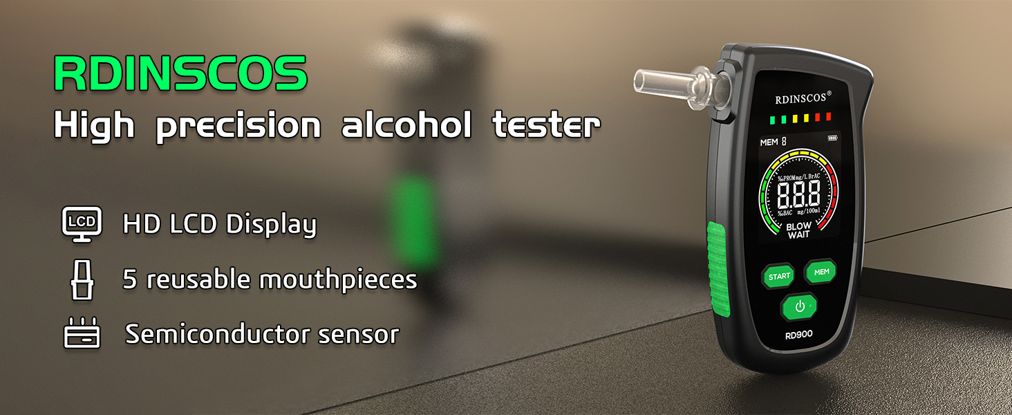 Breathalyzer Personal Breathalyzers Home Portable Drinks Pocket Alcohol