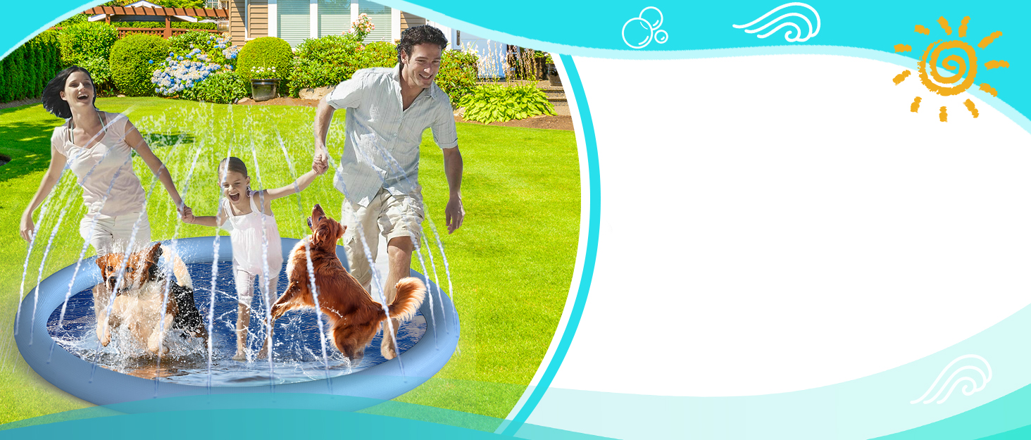 Thecvia Splash Pad for Kids