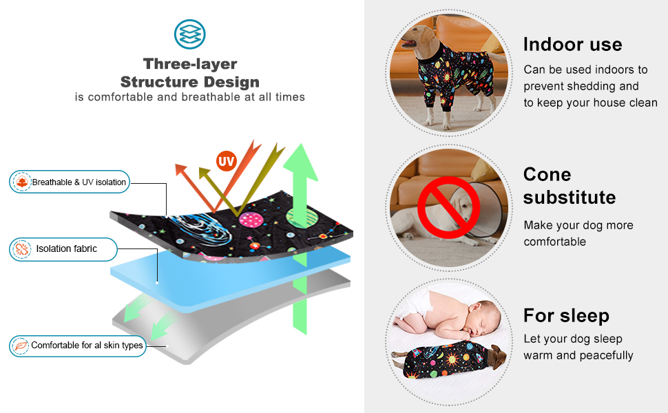 LovinPet Big Dogs Onesies Big Dog Pajamas, Post Surgery