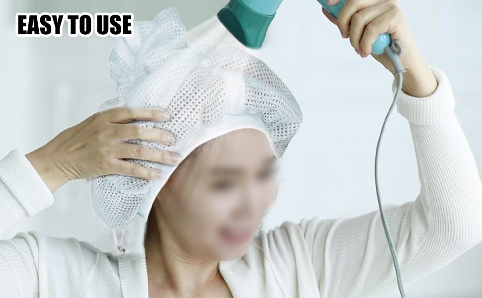 2024 New Net Plopping Cap for Drying Curly Hair, Soulta Net Plopping