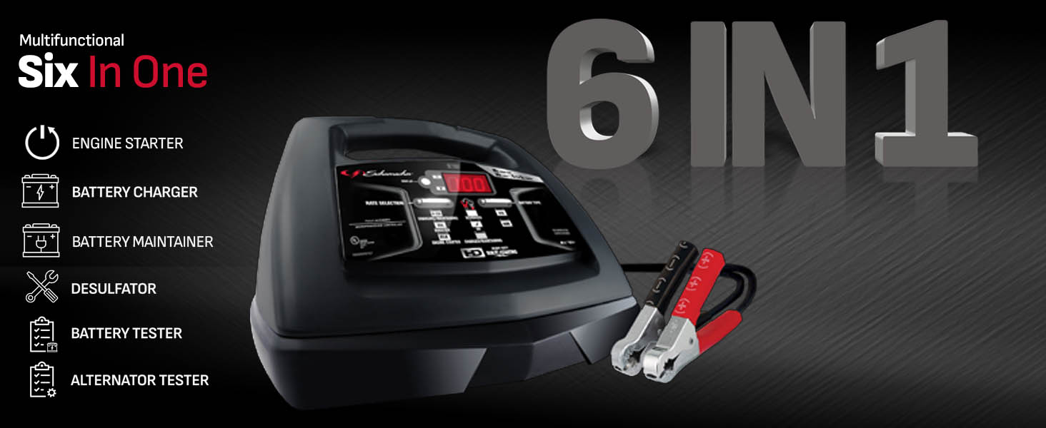 Schumacher SC1307 6/2/30/85A 6/12V FULLY AUTOMATIC BATTERY CHARGER/ENGINE STARTER