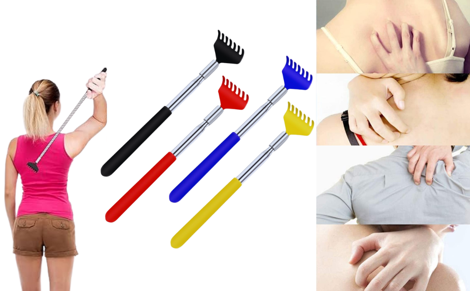Glamified Back Scratcher, Stainless Steel Back Scratcher Massager