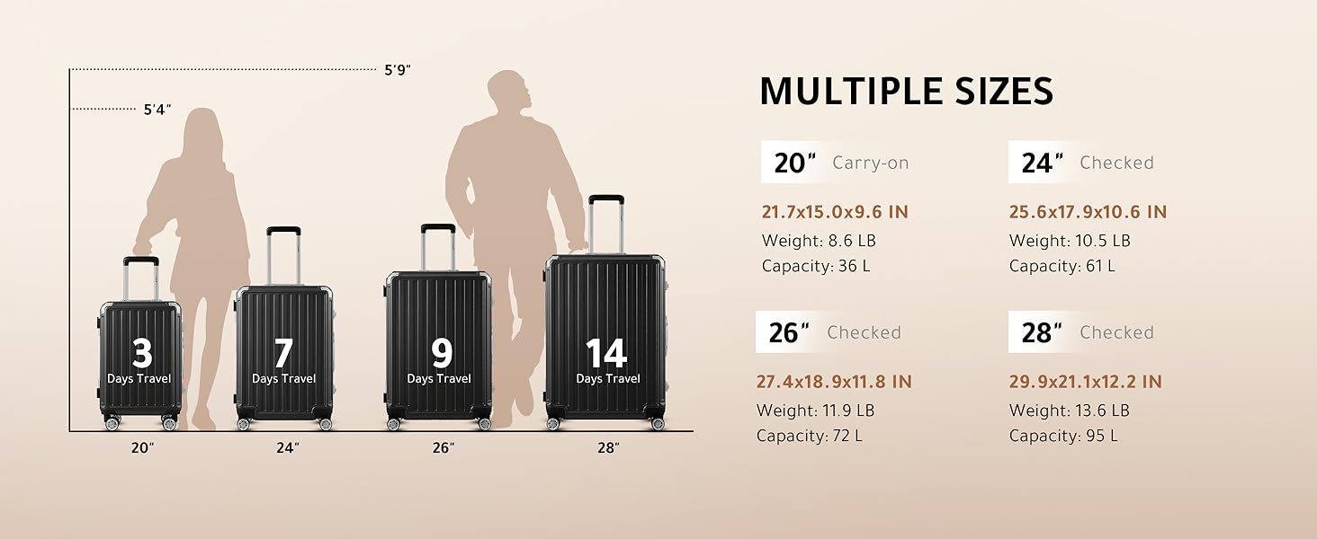 mvst luggage aluminum frame luggage zipperless luggage set hard case luggage no zipper black