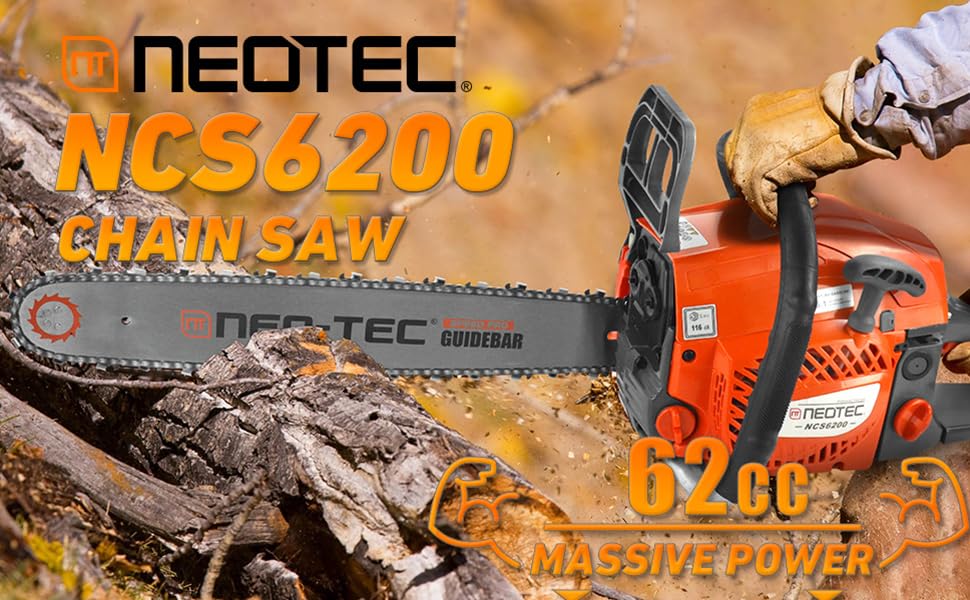 Mua NEOTEC 20 Inch Gas Chainsaws,62 CC Power Chain Saws for Trees,Gas