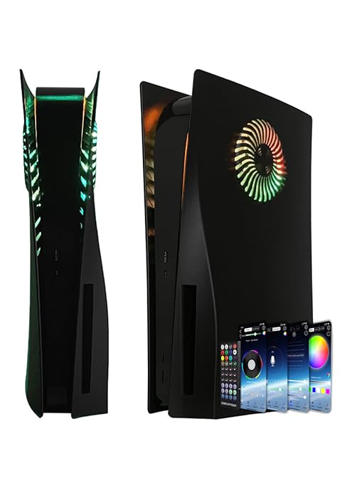 faceplate with led light for ps5