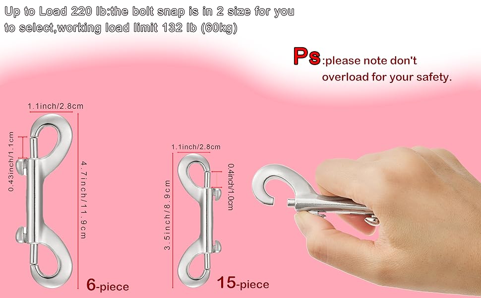 Double Ended Bolt Snaps Hook