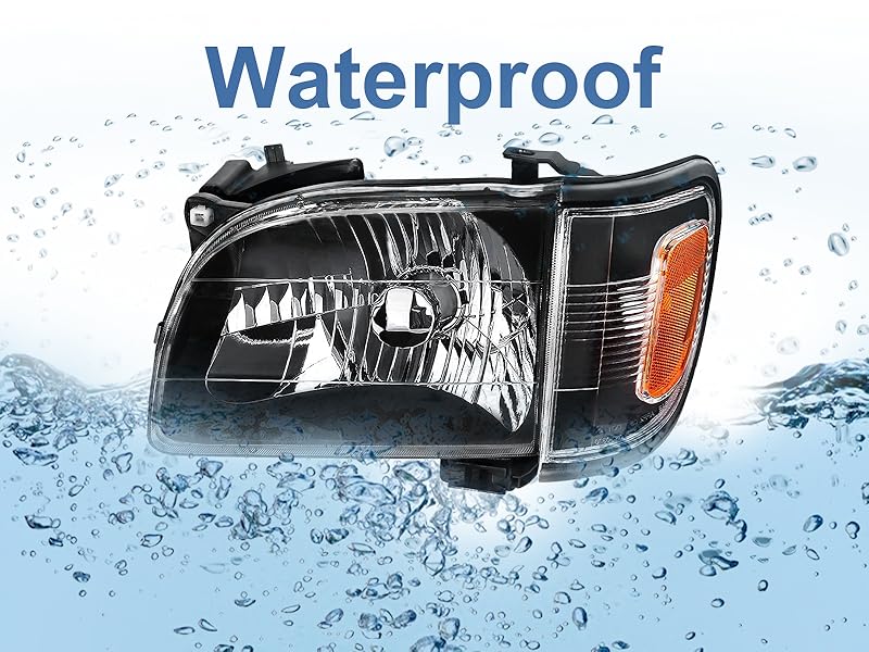 Amazon.com: ALZIRIA Headlight Assembly Compatible with 01 02