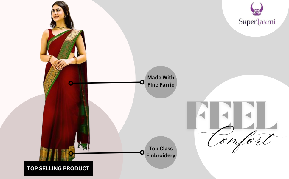 maroon saree