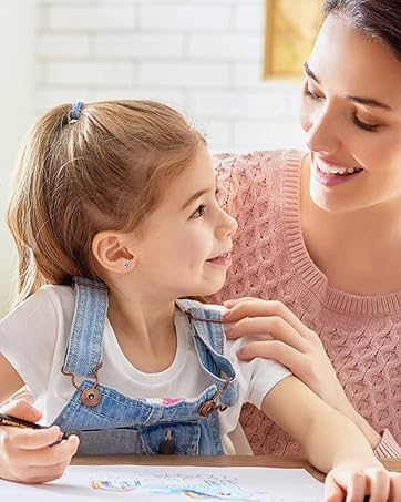 screw back earrings girls