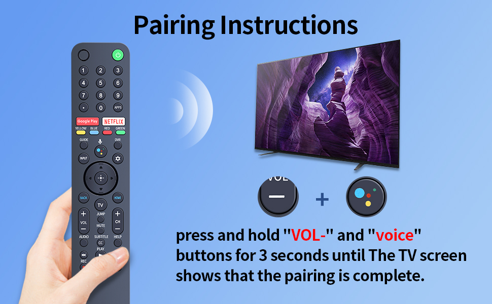 RMFTX500U Universal Voice Remote Control for Sony Smart TV