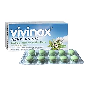 vivinox Nervenruhe Beruhigungsdragees: Pflanzliches Beruhigungsmittel ...
