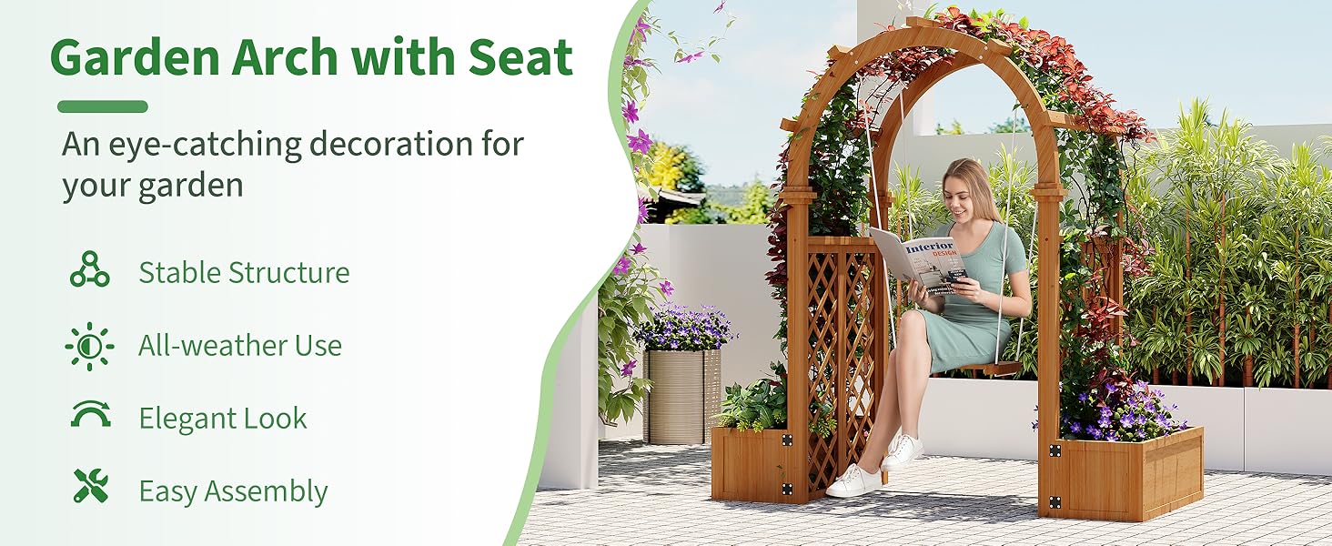 Garden Arch-Brown
