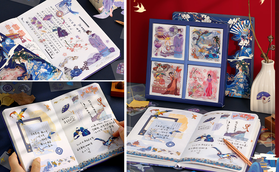 Pegatinas de diseño vintage