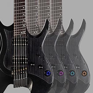 white intelligent electric guitar