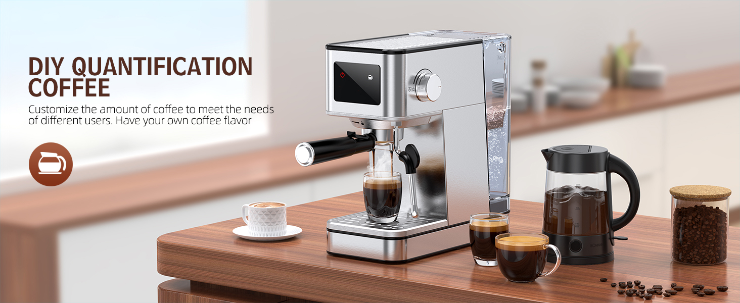 Espresso Machine with DIY function