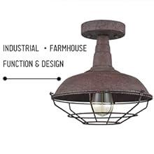 barn style ceiling light fixture