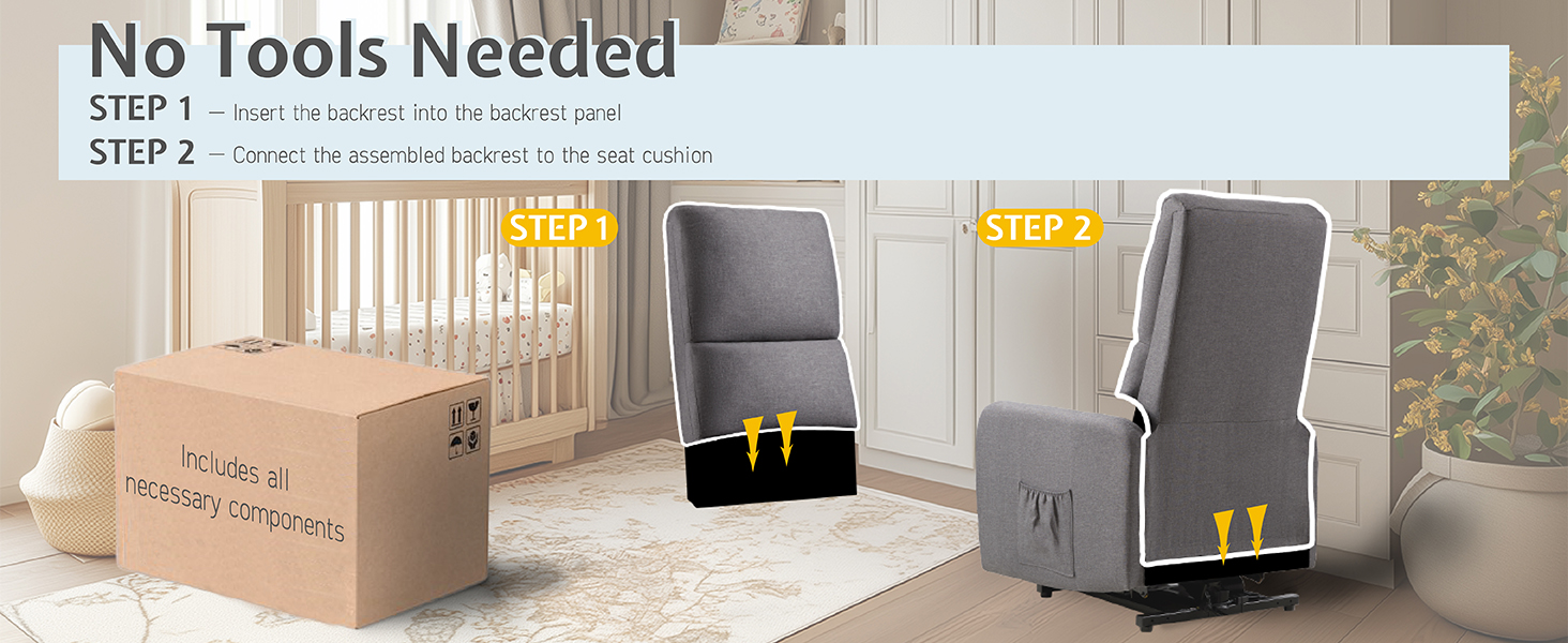 Jocisland Modern Electric Power Lift Chair for Adults