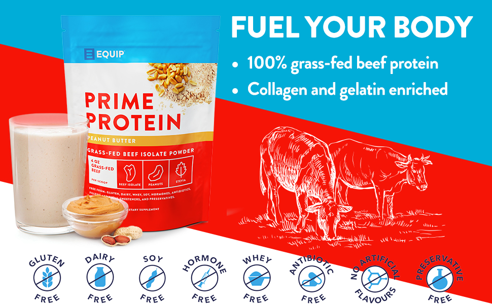 equip foods prime protein powder peanut butter