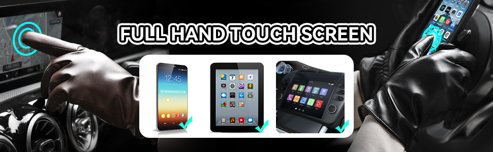 winter gloves for women with touchscreen fingertips