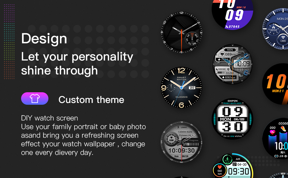 ANDFZ Smart Watch, (Call Receive/Dial) Smart Watches for Men