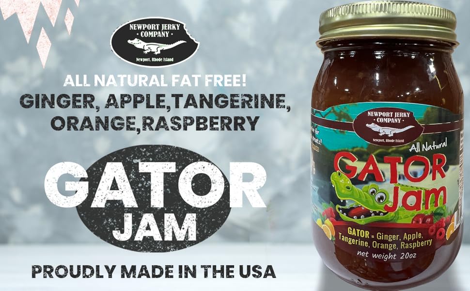 All Natural Kid Healthy GATOR Jam with No Added Sugars