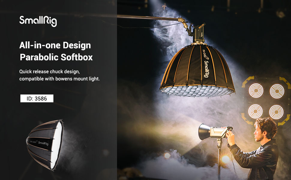 SmallRig RA-D85 ソフトボックス RA-D85 Parabolic Softbox