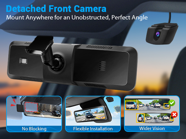 yudai 1173 　PORMIDO PRA105 Amazon.com: PORMIDO OEM Rear View Mirror Camera with Auto