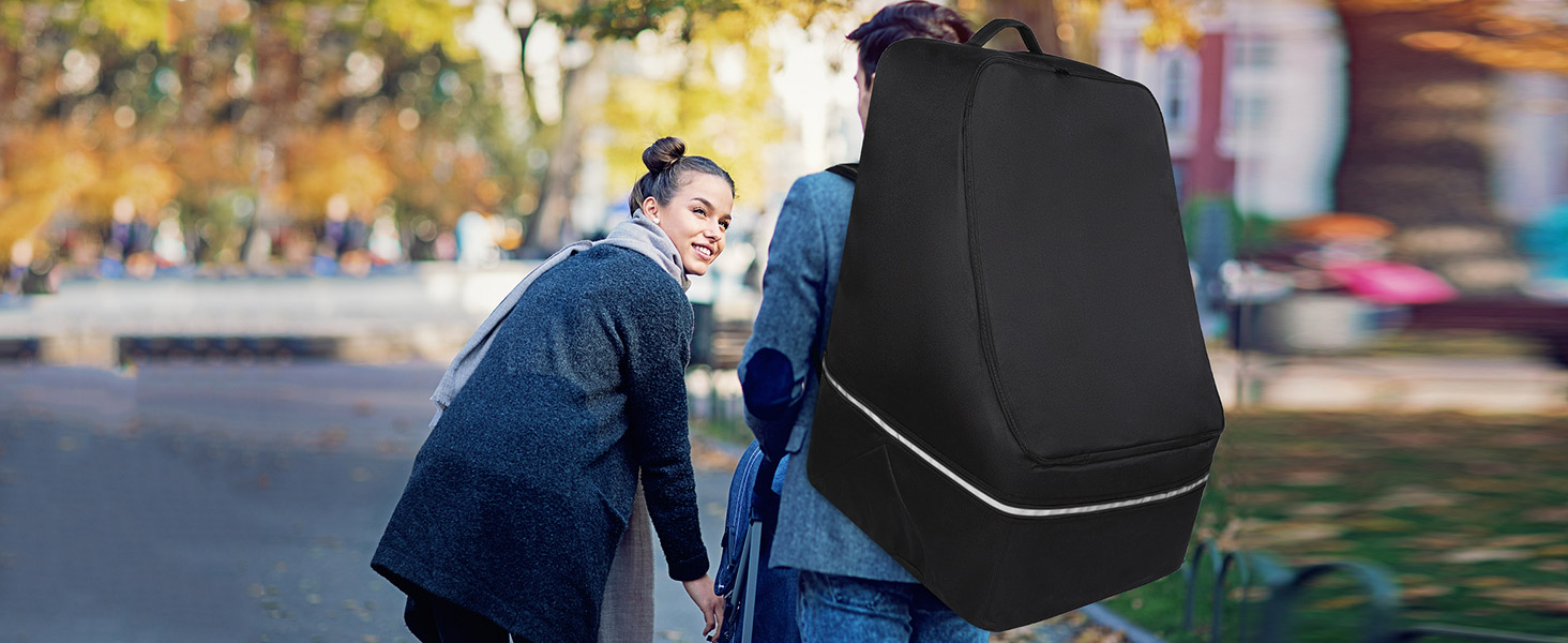 Looxii Car Seat Bags for Air Travel, Padded Car Seat Travel