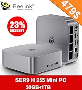 Beelink ミニPC SER7 7840HS 1TB 32GB グレイ Amazon.com: Beelink SER8 Mini PC, AMD Ryzen 7 8745HS(up to