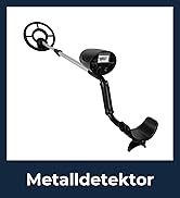 Velleman Metalldetektor, wasserdichte Suchspule 18 cm, Analoganzeige, für Einsteiger, Suchtiefe 1...