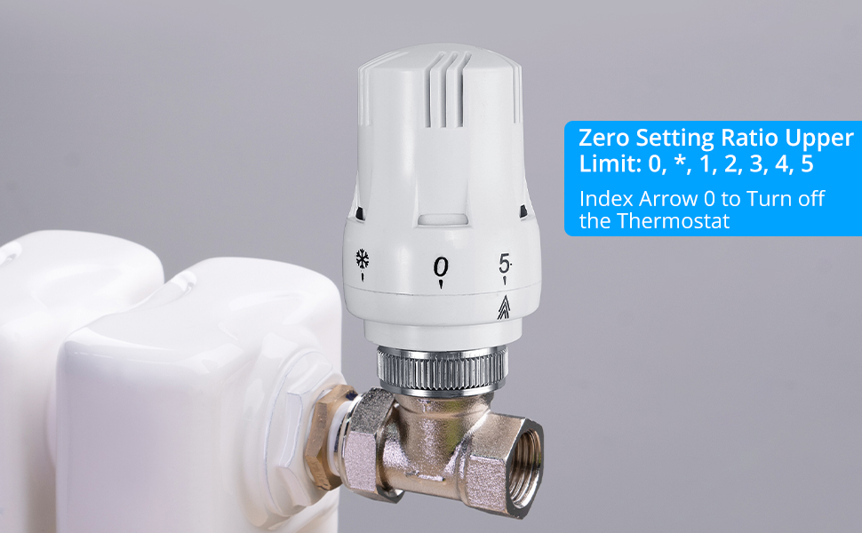 Thermostatic Radiator Head,eSynic 2pcs Radiator Thermostat Head TRV M