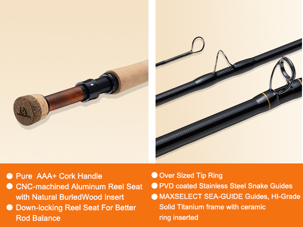 Amazon.com: Maxcatch Competition InTouch Nymph Fly Rod for