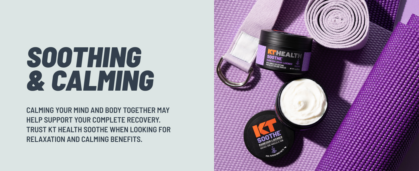 KT Health - Magnesium Cream - Muscle Rub For Pre- And Post-Workout