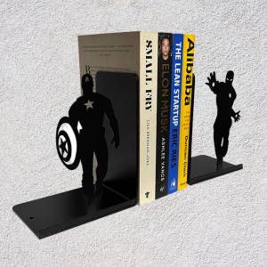 Amazon.com: HeavenlyKraft Superhero Bookends | Decorative
