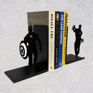 Superhero bookends Decorative Bookends metal bookends office bookends book ends