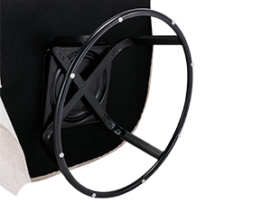 wide swivel chair