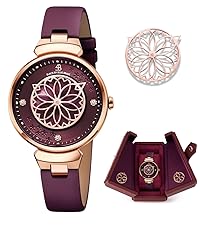 Amazon.com: Women Watches Cherry Blossom Women's Watch Blue