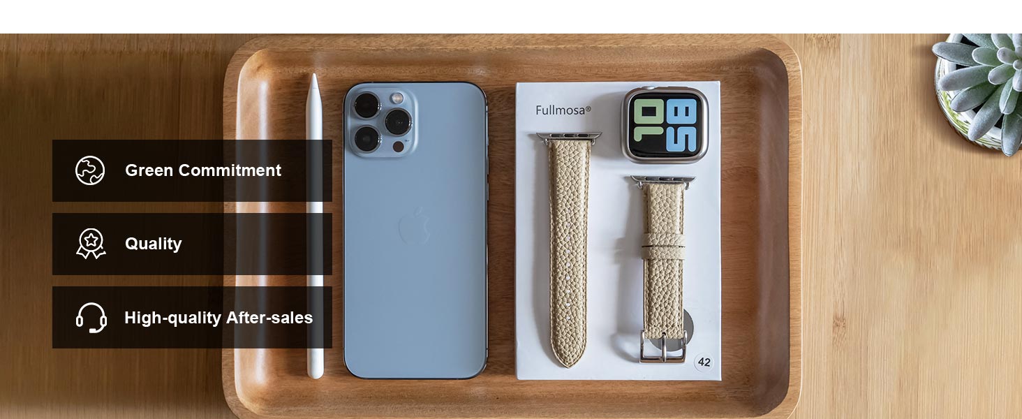 Fullmosa Compatible with Apple Watch Straps Series 3 38mm Series 8/7