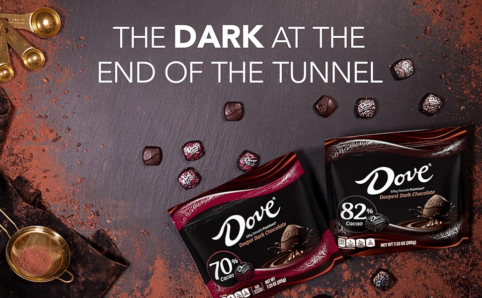 Dove Promises Deepest Dark Chocolate 82 Cacao, 7.23 Oz