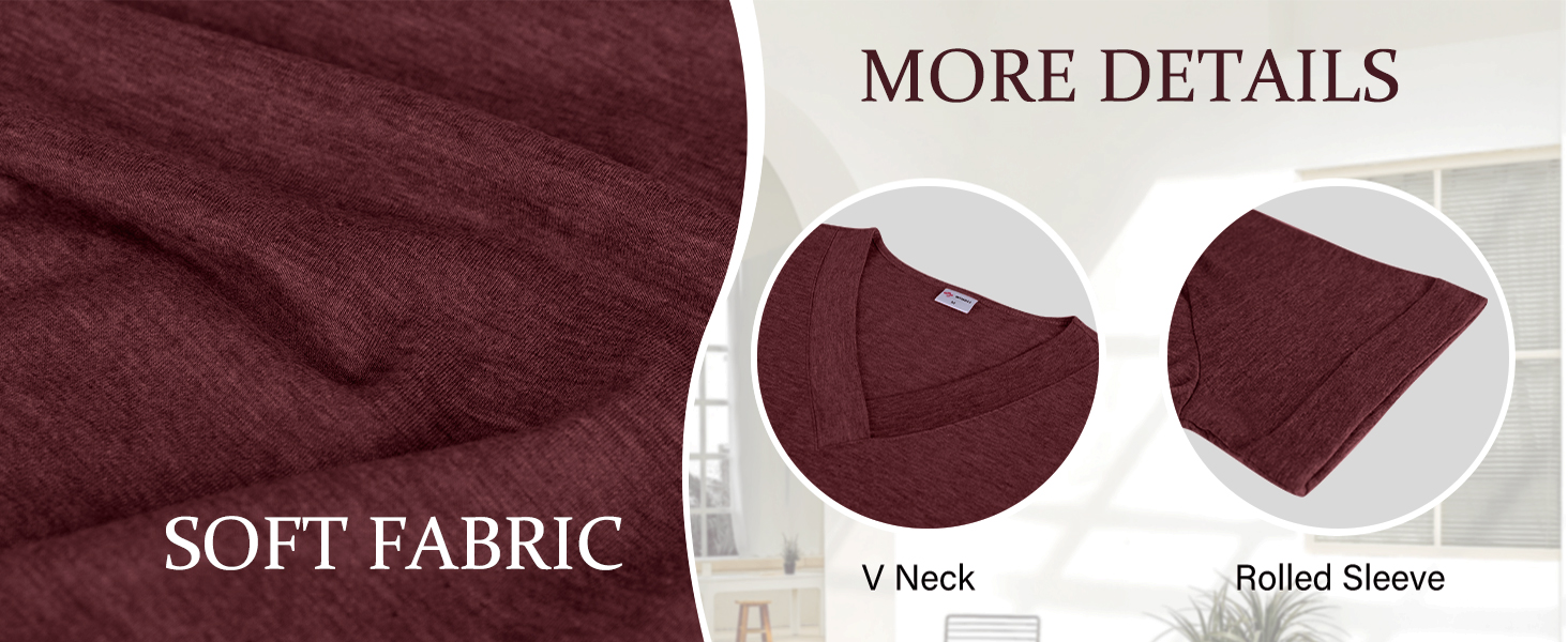 womens v neck tshirts