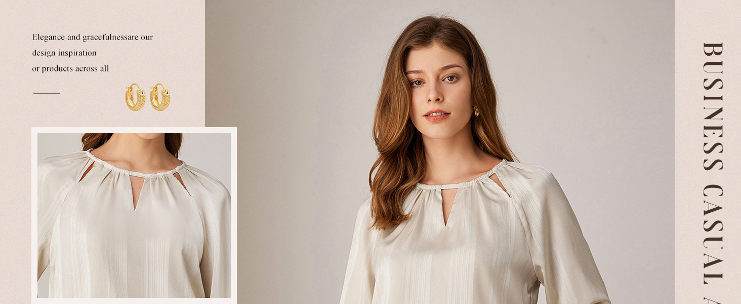 silk blouse for women