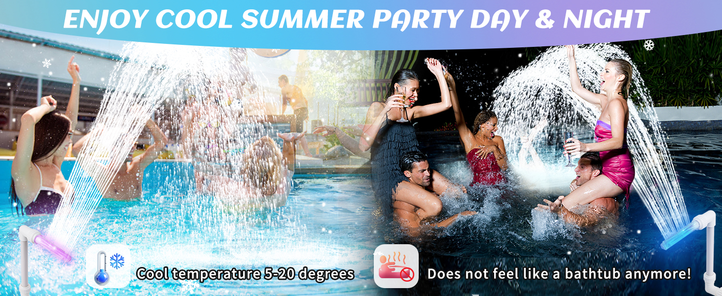 POOL COOLER POOL CHILLER FOUNTAIN