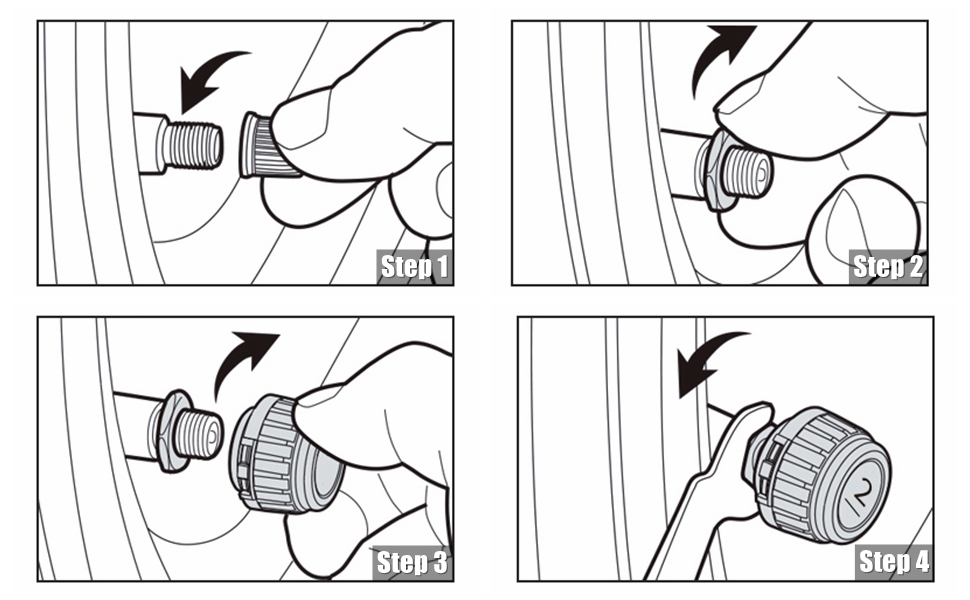 Car Tire Pressure Monitoring System, Solar Power TPMS LCD