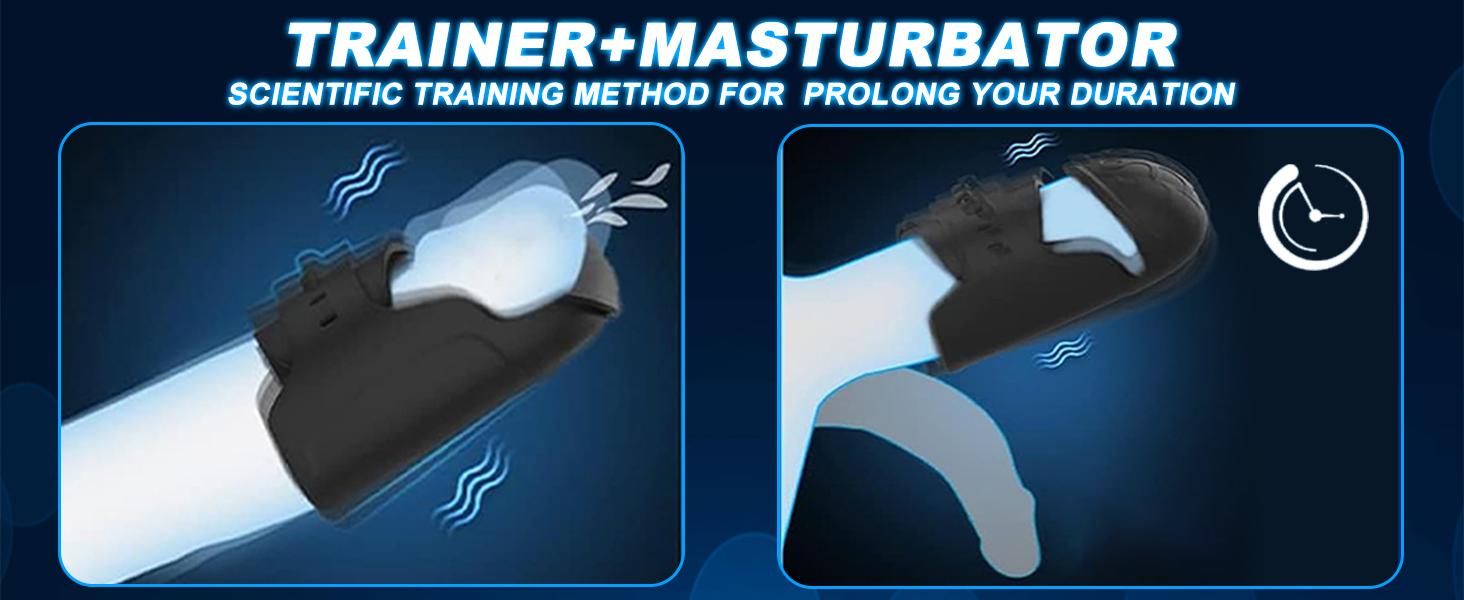 360°-Umhüllung Elektrische Penis Trainer Vibrator Masturbator mit 10 kraftvollen Vibrationen