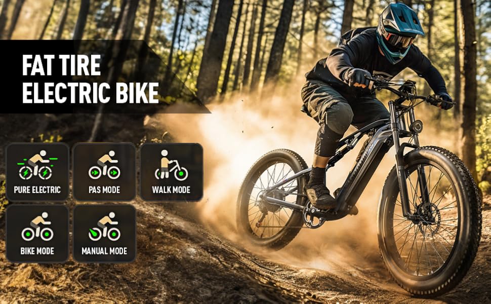 Shengmilo S600 Electric Bikes,2000W,30MPH,26" inch Fat