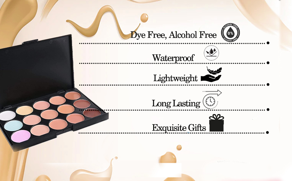 TopFinder,15 Eyeshades, Organic Nude ,Professional Highlighter ,Eyeshadow Palette SPN-MX9E8
